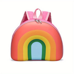 Kids Rainbow Rocket Backpack for Kindergarten Boys and Girls