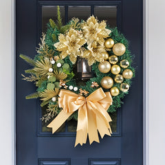 1pc Golden Christmas Ball Garland Christmas Hanging Decorations