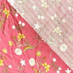 1yd Jacquard Faux Cotton Fabric for Diy Clothing