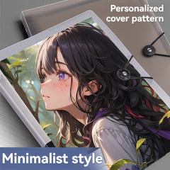 Customized Notebook with Cover Photo Pattern and Shell Coil Diary