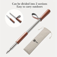 Retractable Fire Poker 04 Cm Extra Long Portable Campfire Poker