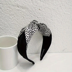 Leopard Pattern Wide Headband Y2K Hair Accessories