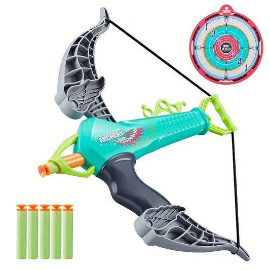 Children's Bow and Arrow Set with Suction Cup Soft Bullets