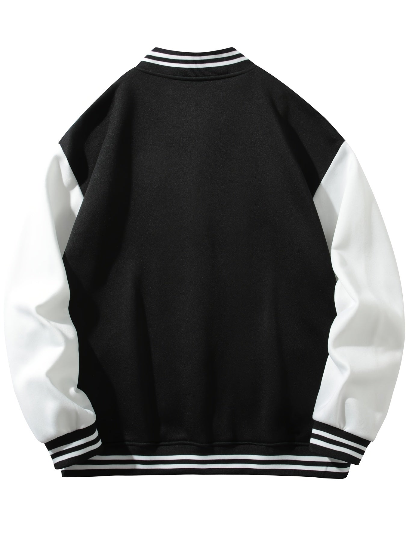 Men's Casual Baseball Jacket Thick Warm Coat For Outdoor Sports