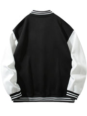 Men's Casual Baseball Jacket Thick Warm Coat For Outdoor Sports
