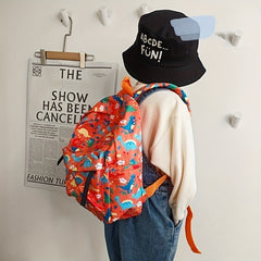 Dinosaur Backpack for Kids Lightweight School Bag