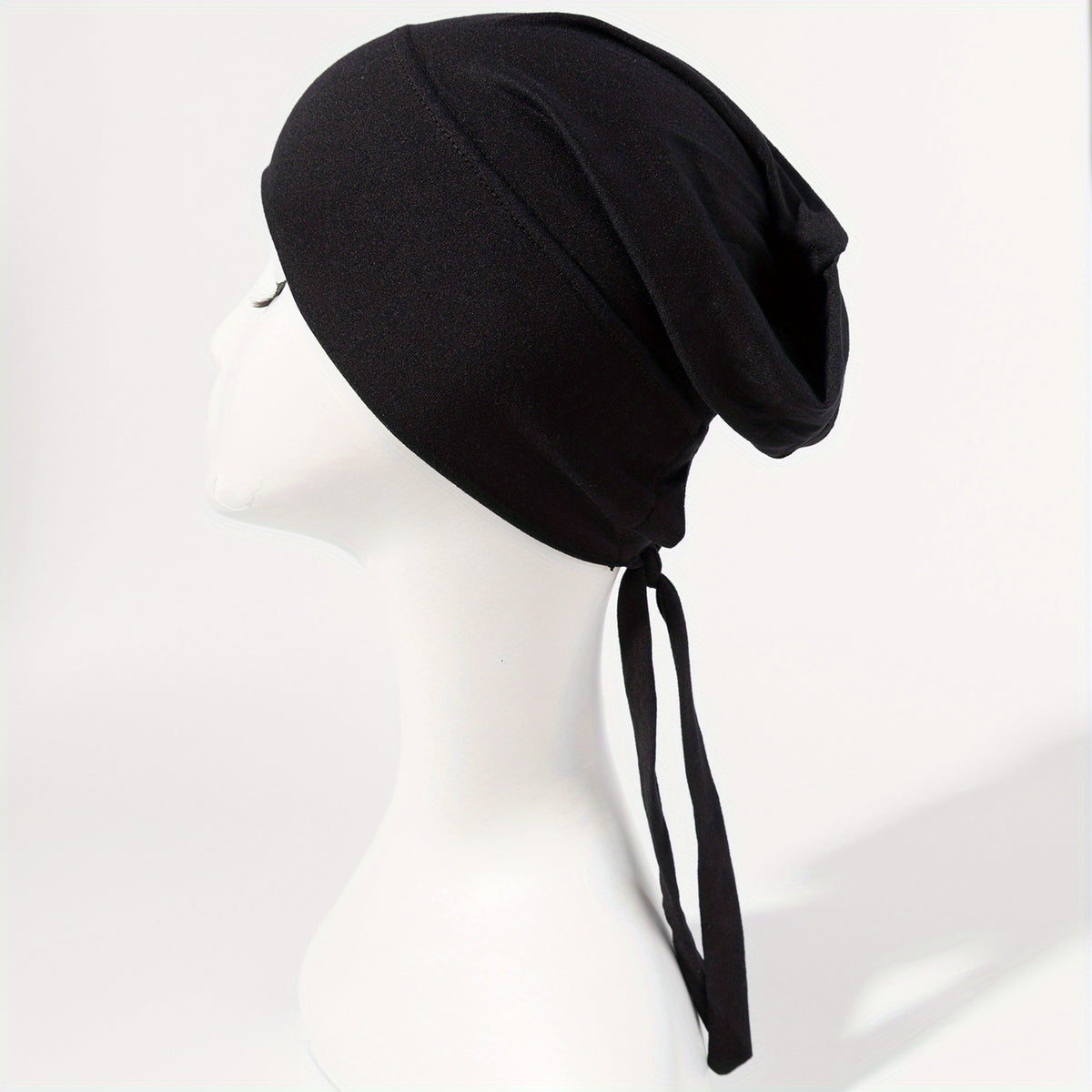 Turban Cap Casual Head Wrap Elastic Hijab Head Scarf Women Bandana Beanies