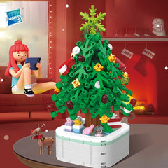 Christmas Tree Building Blocks Educational Decorations