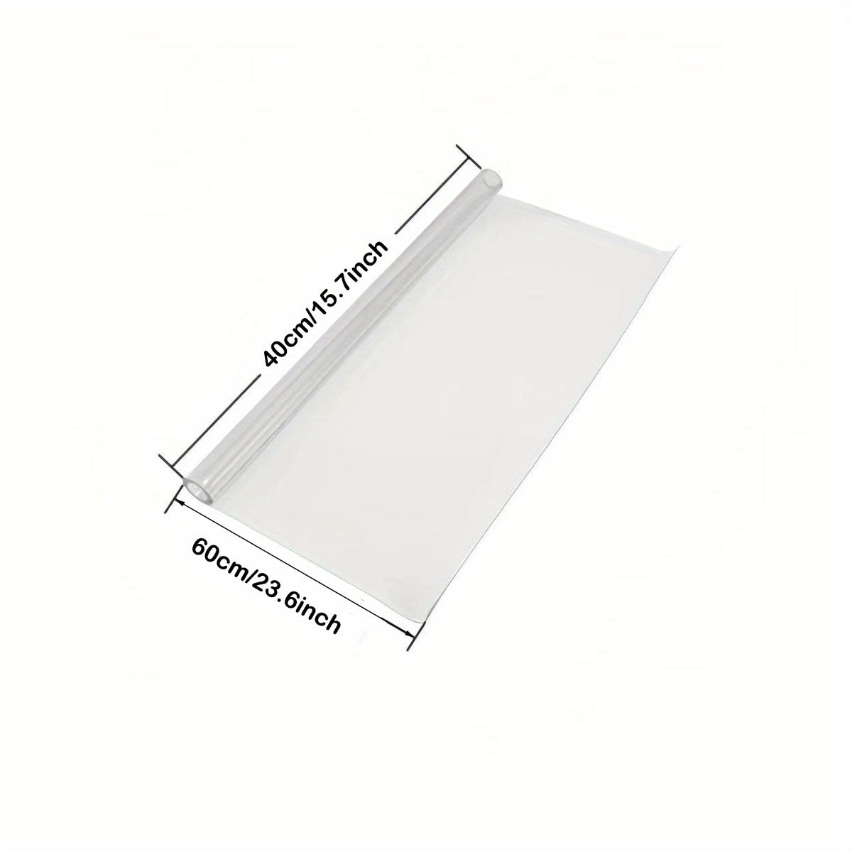 Waterproof Square Tablecloth Crystal Board Plastic Tablecover