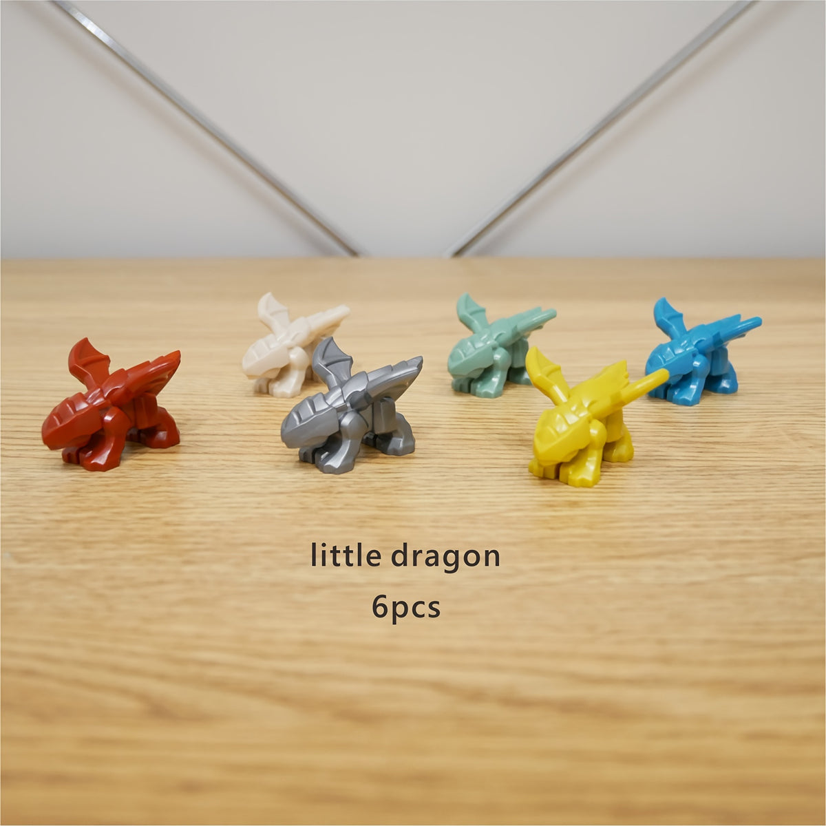 6pcs Little Fly Dragon Desktop Decoration Dragon Toy