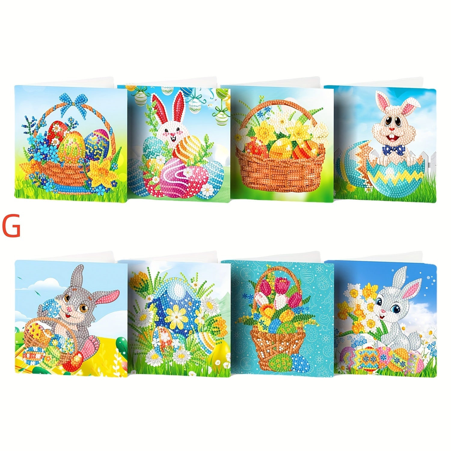 1pc Diamond Painting DIY Greeting Card Artificial Diamond Embroidery