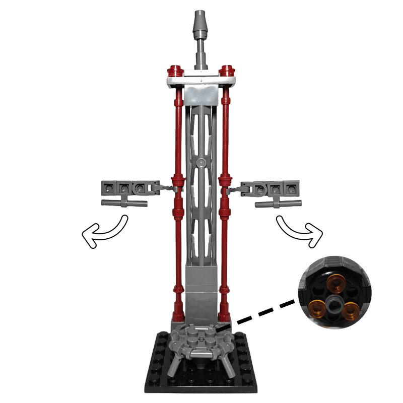 Space Rocket Construction Toy Set