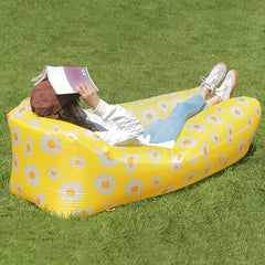 Portable Inflatable Sofa Bed for Camping Easy to Carry Comfortable Air Cushion
