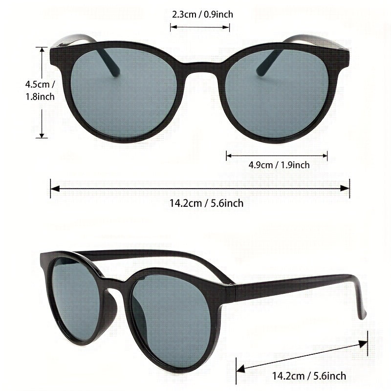 Round Sunglasses UV400 Outdoor Sun Shades Glasses