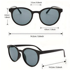 Round Sunglasses UV400 Outdoor Sun Shades Glasses