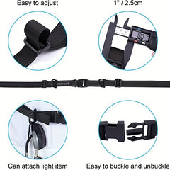 Adjustable Chest Strap with Whistle Buckle for Outdoor Adventures