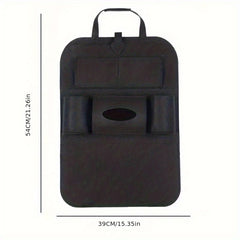 Car Seat Storage Bag Felt Organizer for Bottles Phones Tissues