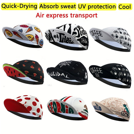 Retro Quick drying Cycling Cap Sweat absorbent Outdoor Sports Hat