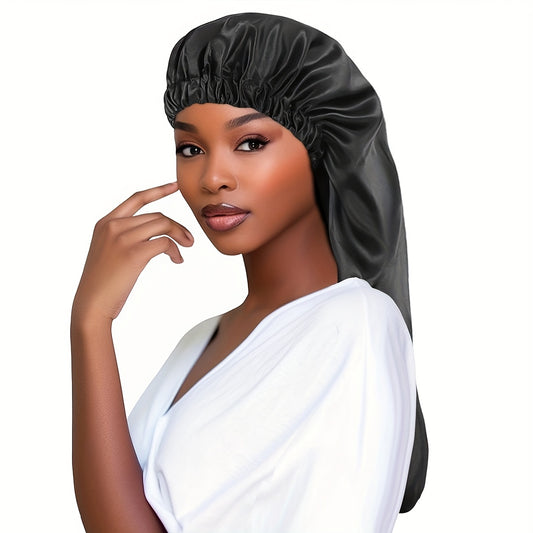 Women's Extra Long Satin Hair Bonnet for Night Sleeping