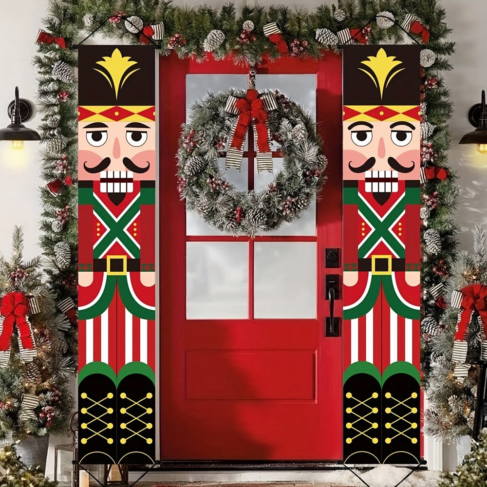 Nutcracker Soldier Door Banner Christmas Decor
