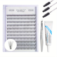 220pcs Fishtail Eyelash Extension Tool Set C Curl 9-13mm Mixed Package