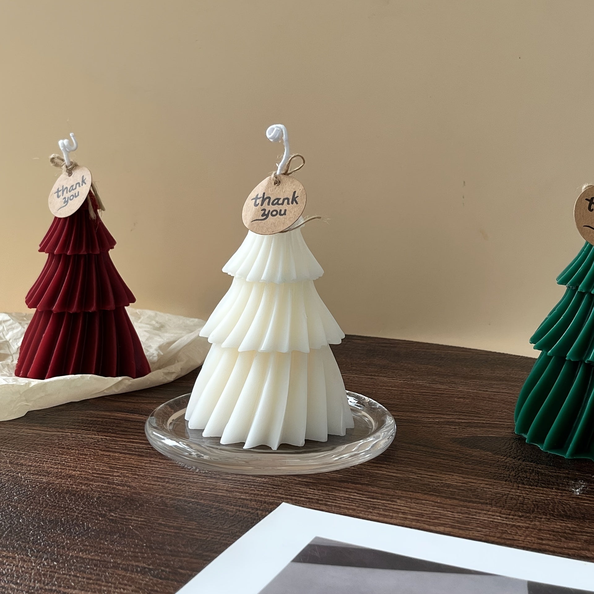 3D Pine Silicone Mold for DIY Christmas Tree Scented Candle Decoration