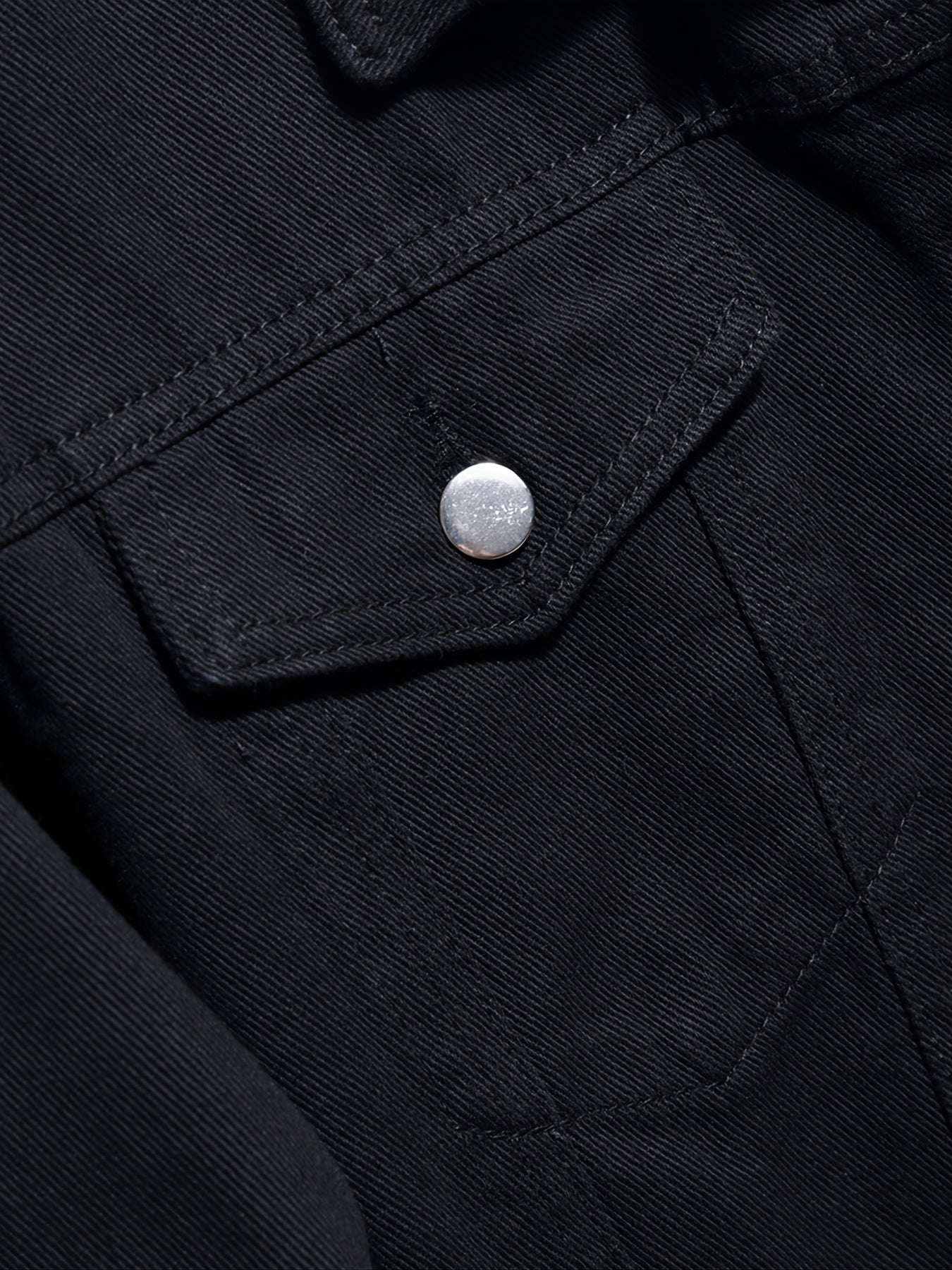 Men's Denim Jackets with Embroidered Roses