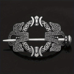 Viking Celtic Style Barrette Hair Pin Silver Irish Knot Jewelry Barrette