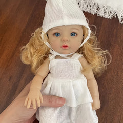AKODEERD 30 Princess Doll with Soft Vinyl Skin Makeup