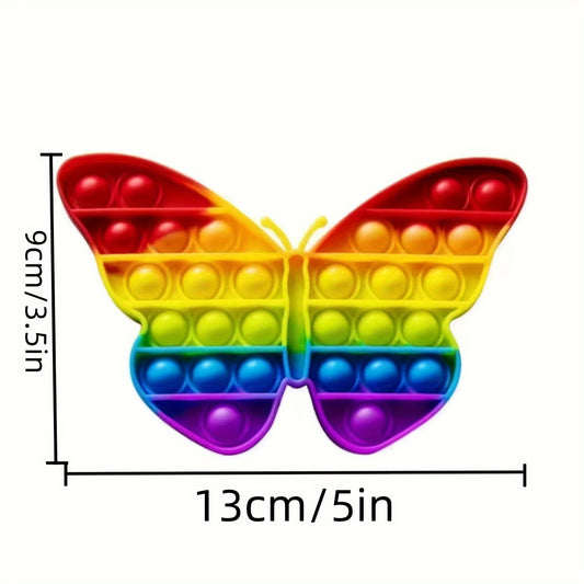 Rainbow Press Toys Butterfly Crab Owl Silicone Bubble Toys