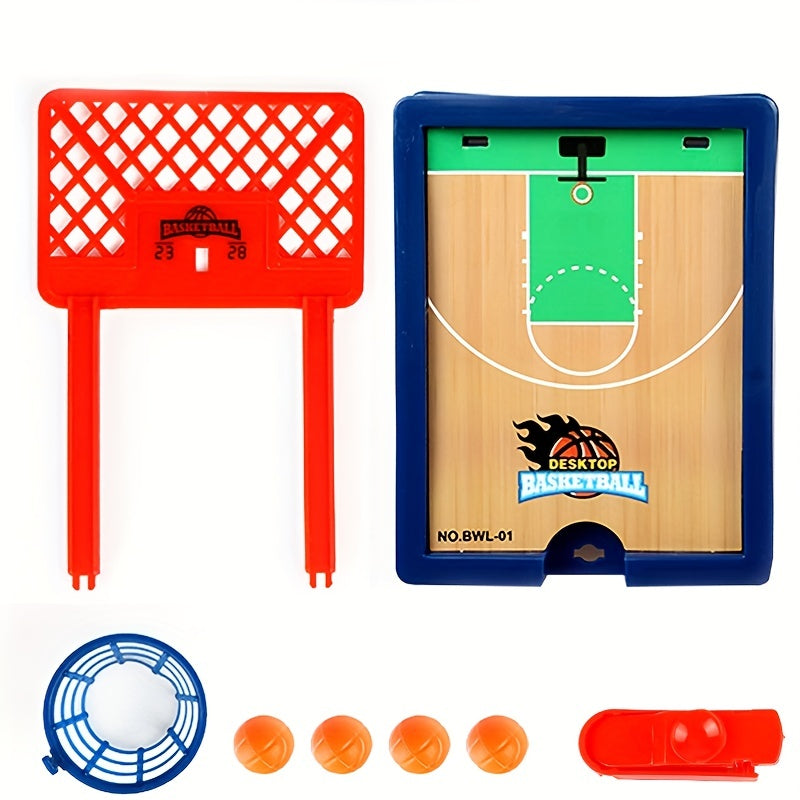 Mini Desktop Basketball Game Stand Double Finger Ejection Shooting Machine