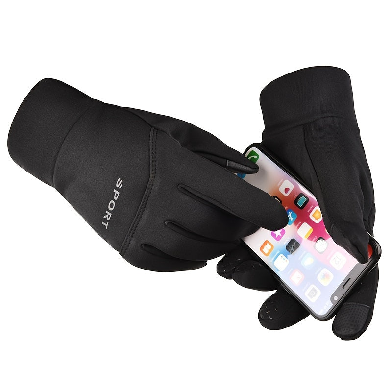 Warm Waterproof Touch Screen Gloves for Winter Sports Non Slip Grip