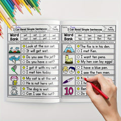 Alphabet Phonics Workbook Kids Ages 3 6 Letter Sound Puzzles