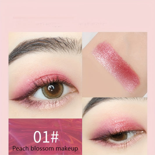 Two Tone Eyeshadow Stick Eye Brightening Pearly & Glitter Brown Golden Tone