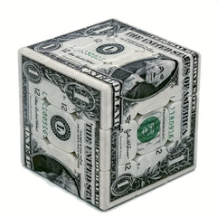 1pc Speed Cube with Unique 1 Bill Infinite Magic Puzzle ABS Resin