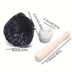 Mini Baseball & Softball Model Dollhouse Decoration