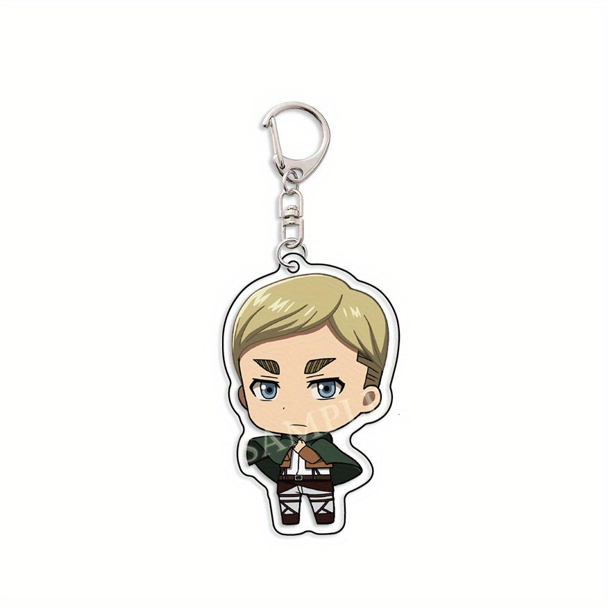 Cartoon Keychain Pendant Anime Figure Double Sided Key Chain Pendant