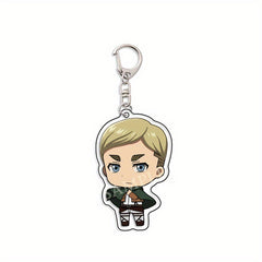 Cartoon Keychain Pendant Anime Figure Double Sided Key Chain Pendant