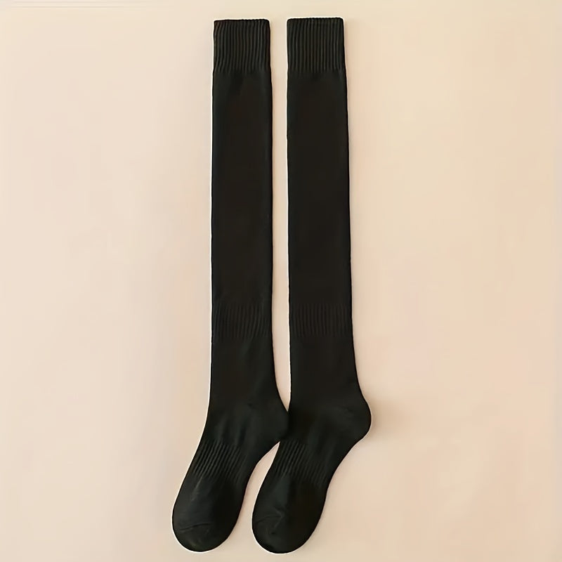 Girl's Warm Thermal Knee High Socks Breathable Long Stockings