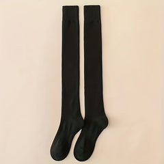 Girl's Warm Thermal Knee High Socks Breathable Long Stockings