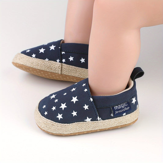 Baby Boys Slip On Walking Shoes Lightweight Comfortable Non Slip Flat Shoes