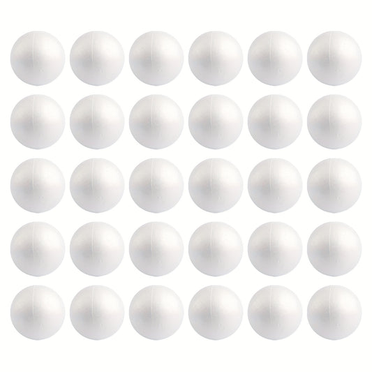 30pcs 0.8inch Foam Craft Balls for Arts & Ornaments Polystyrene Round Balls