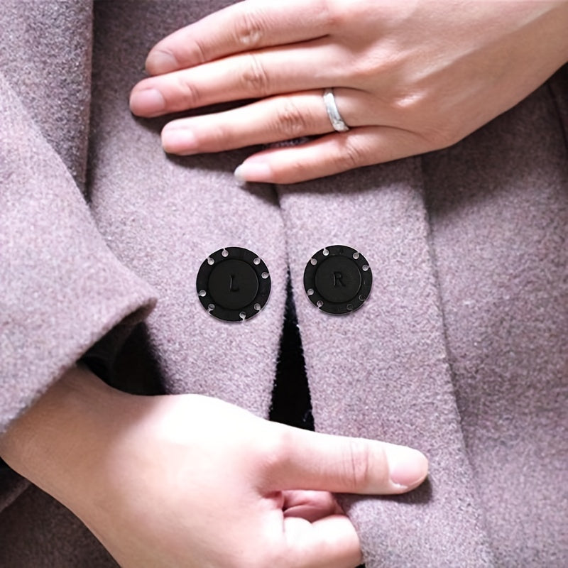 2 Pairs Magnetic Buttons Concealed Clothes Buttons Button Snap Buttons