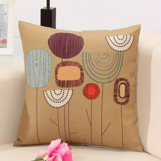 Bohemian Sofa Bed Pillowcase Nordic Style Texture Retro Art Pillowcase Cover