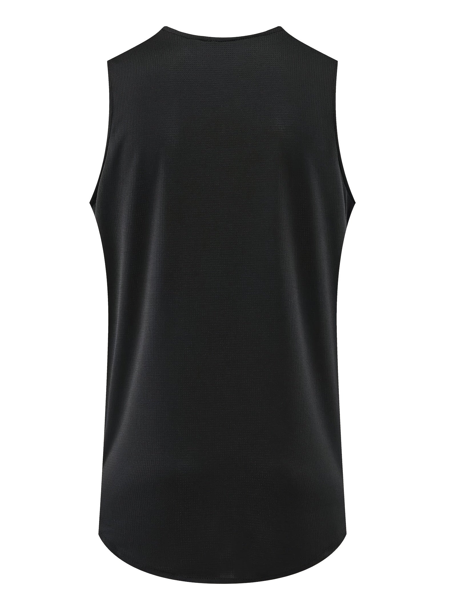 Men's Breathable Tank Top Sleeveless Crew Neck Mid Stretch
