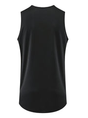 Men's Breathable Tank Top Sleeveless Crew Neck Mid Stretch
