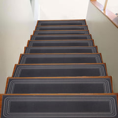 15pc Edging Stair Treads Non Slip Carpet Mat 30 In X 8 In