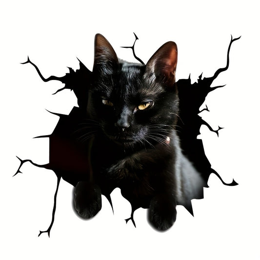 3D Cat Car Sticker Vinyl Waterproof Decal for Car Window Bumper