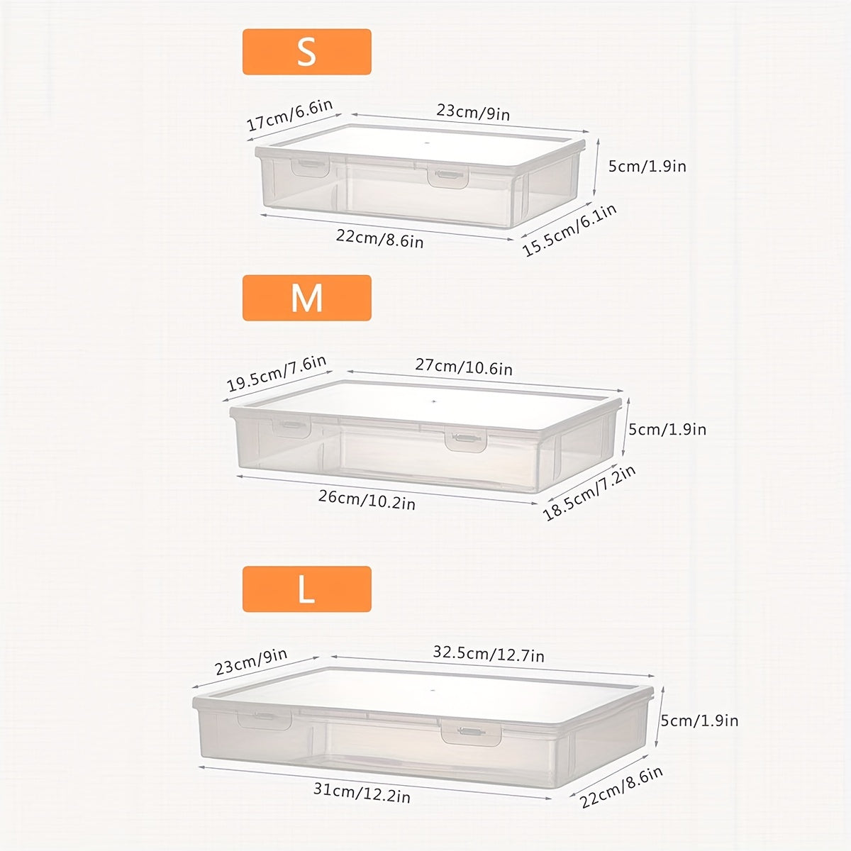 Clear Plastic Storage Box With Lid Toy Storage Bins