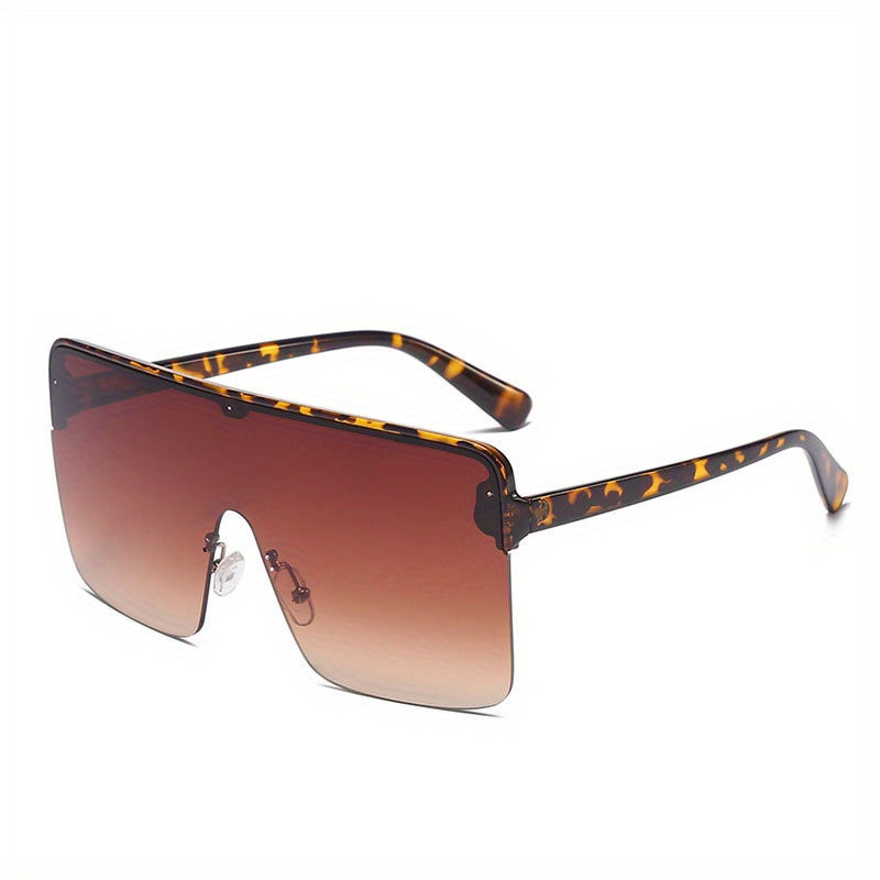 Transparent Lens Stainless Steel Metal Hinged Sunglasses Vintage Eyewear